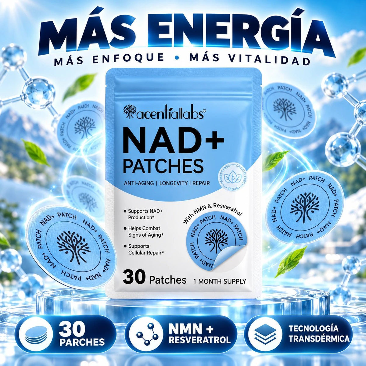 NAD + LONGEVIDAD - Oiko Store