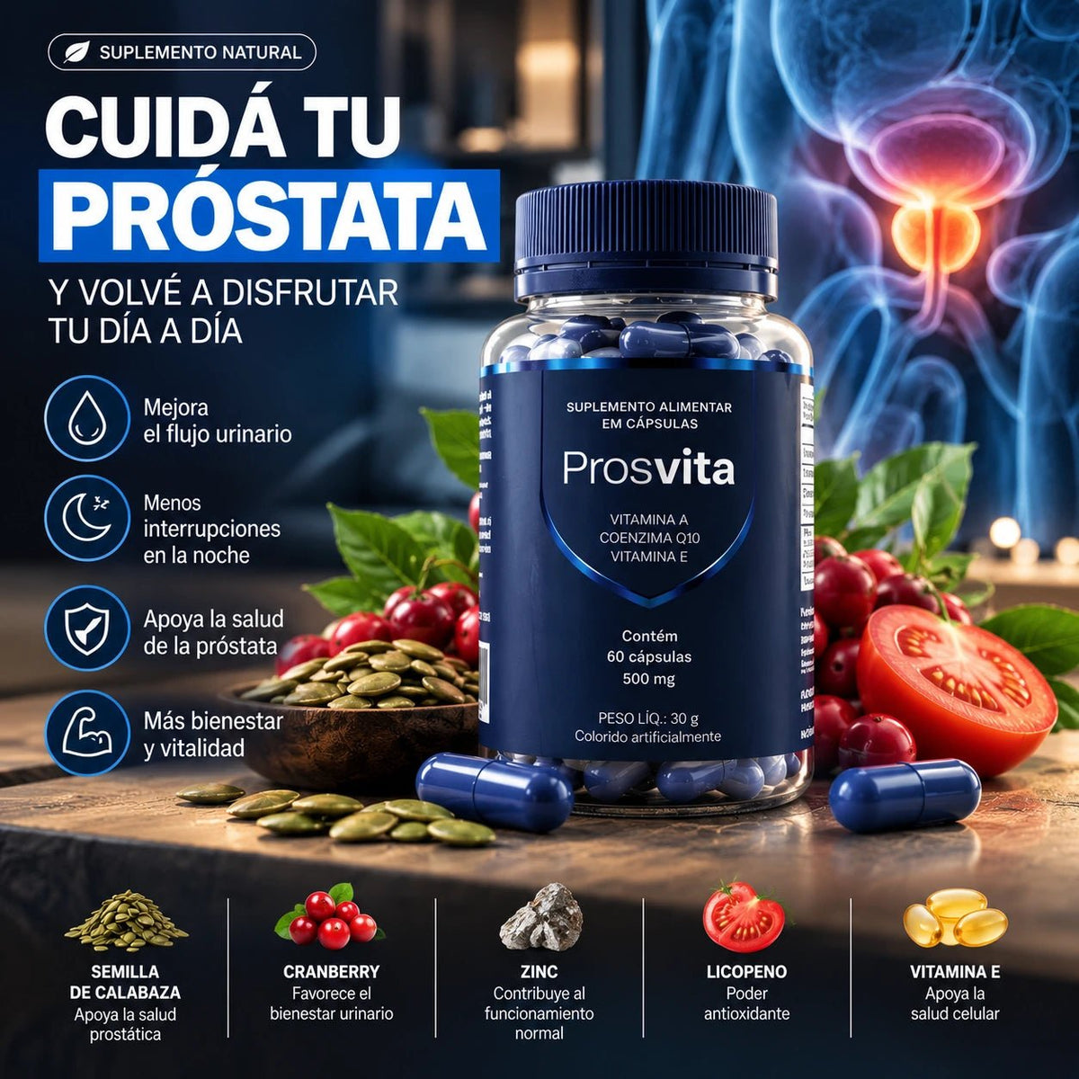 ProstaVita - Salud Para la Próstata - Oiko Store