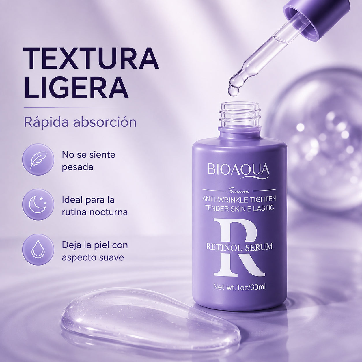 BIOAQUA Retinol Renew – Sérum Renovador Nocturno 30 ml