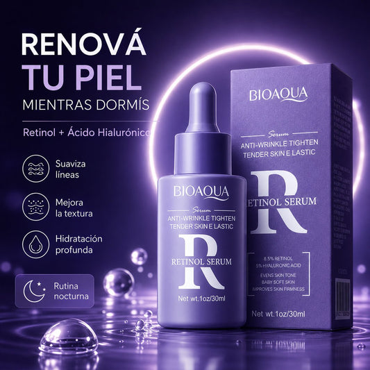 BIOAQUA Retinol Renew – Sérum Renovador Nocturno 30 ml - Oiko Store