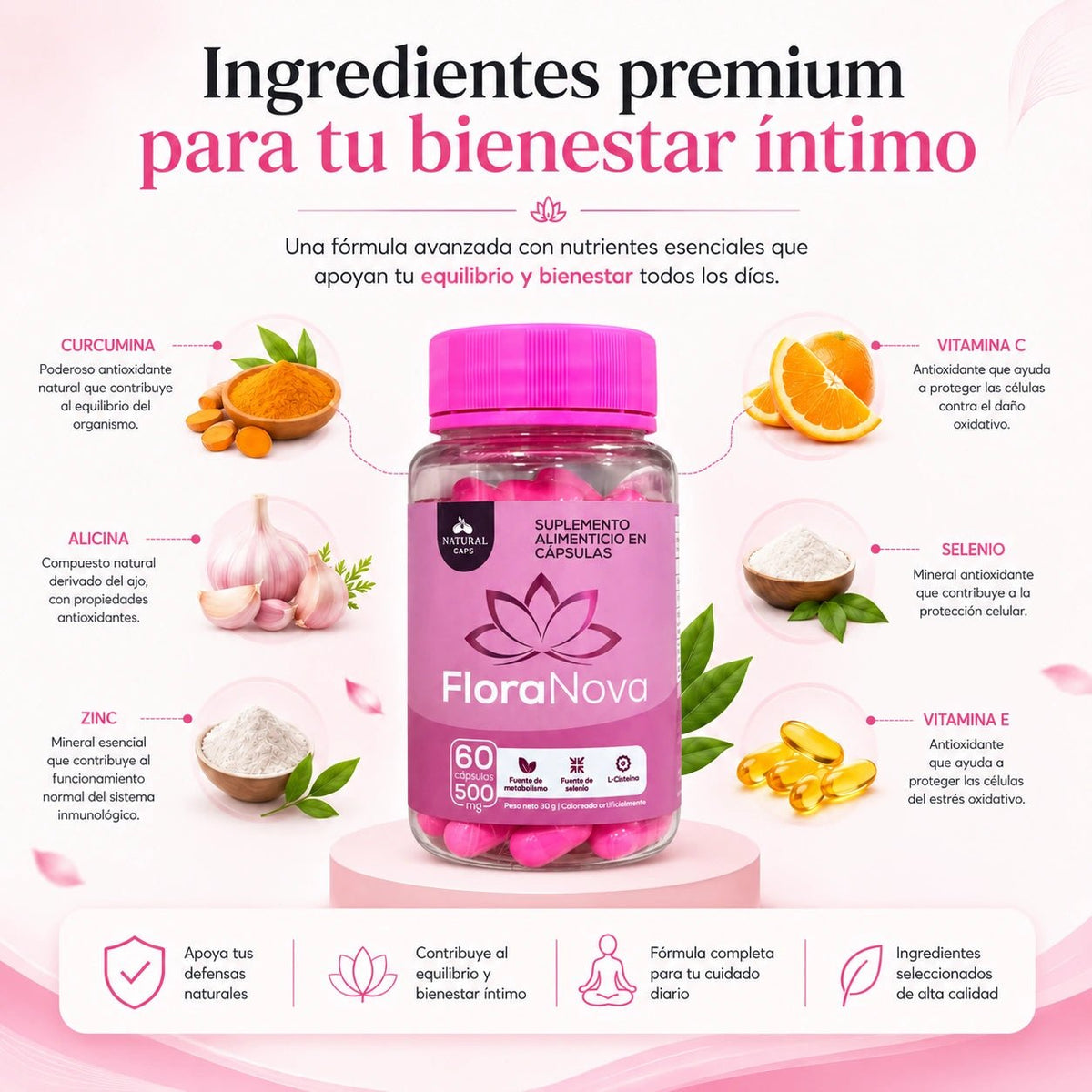 FloraNova– Bienestar Íntimo Femenino - Oiko Store